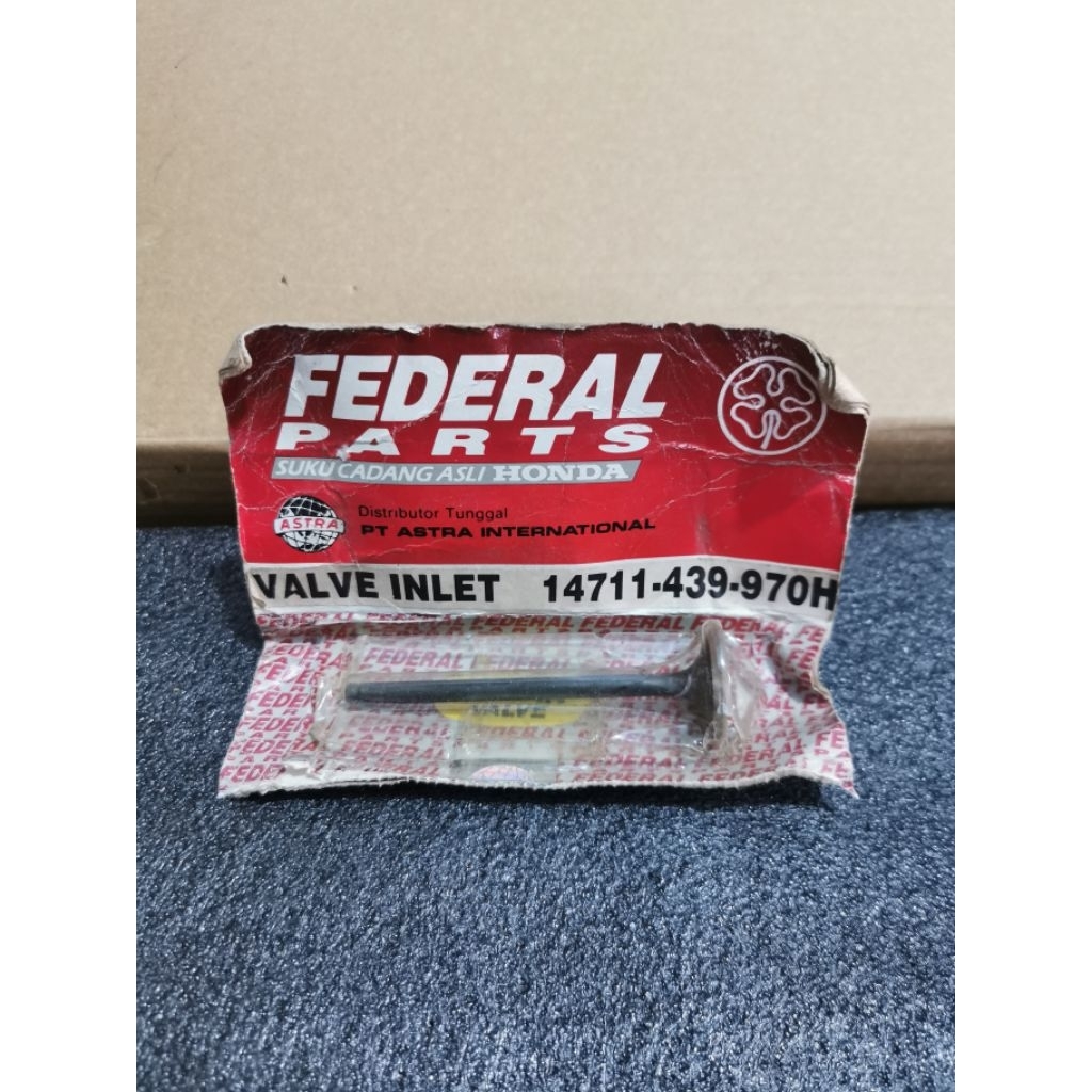 Payung Klep IN Besar Honda GL100 GL 100 439 Original Federal