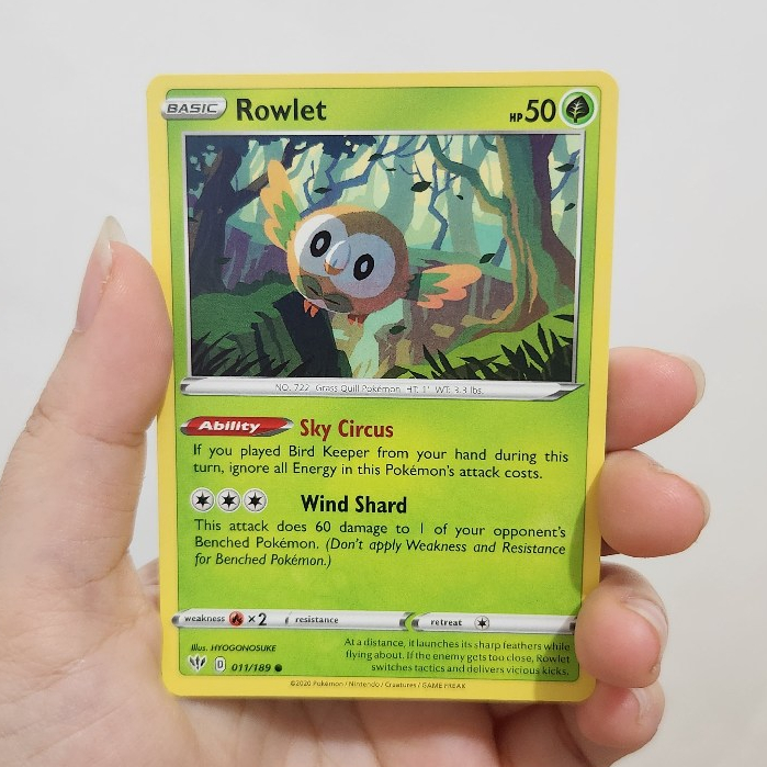Kartu Pokemon TCG English Indonesia - Rowlet Dartrix