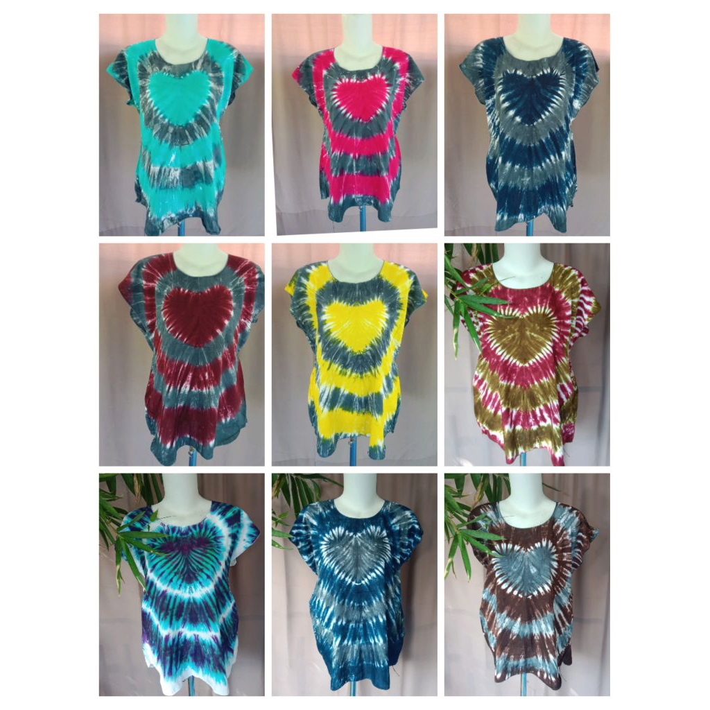 Atasan pelangi dua warna/Top pelangi/pakaian wanita/oleh-oleh pakaian khas Bali