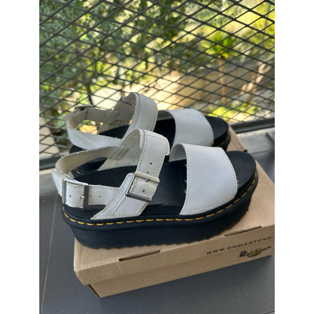 dr.martens sandal voss quad white original