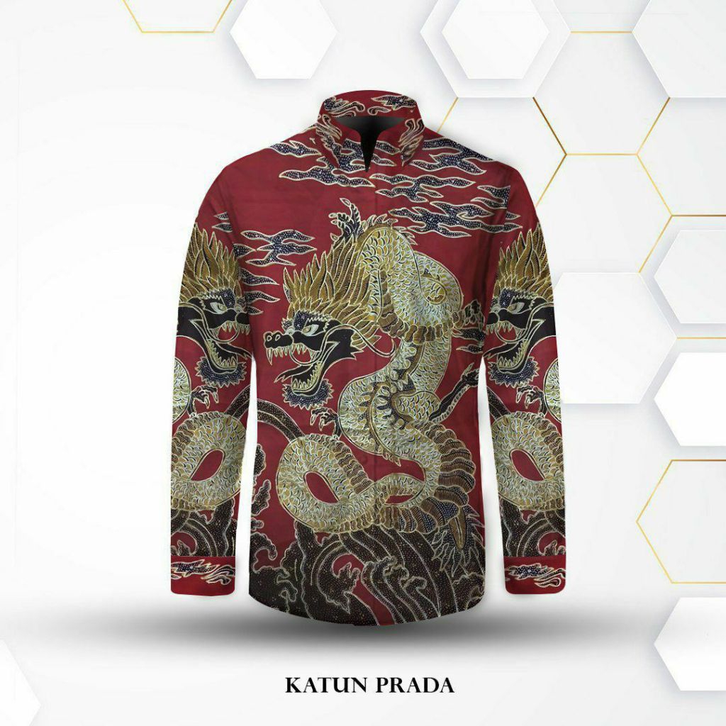 kain batik tulis handmade pola kemeja batik tulis