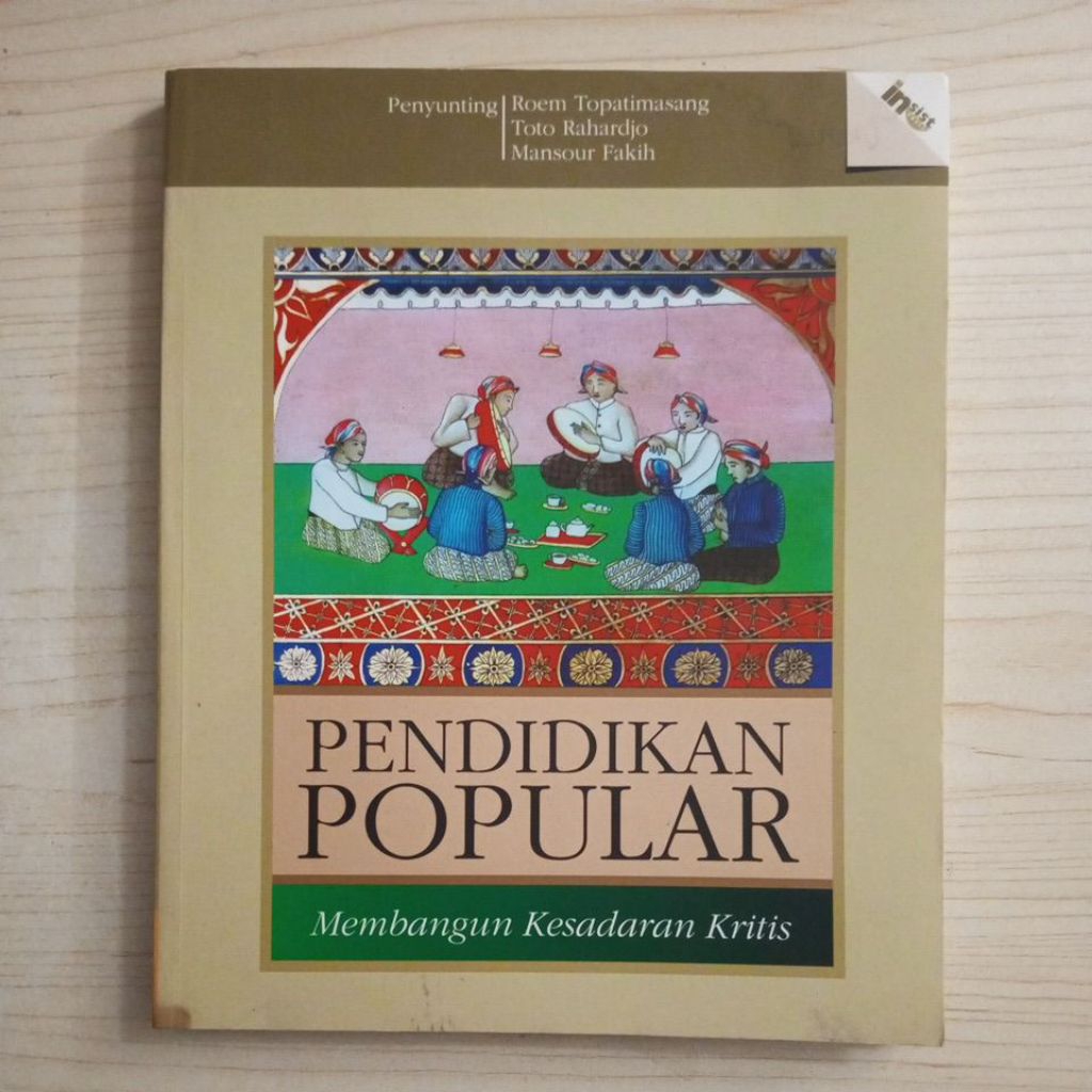 BUKU PENDIDIKAN POPULAR MEMBANGUN KESADARAN KRITIS