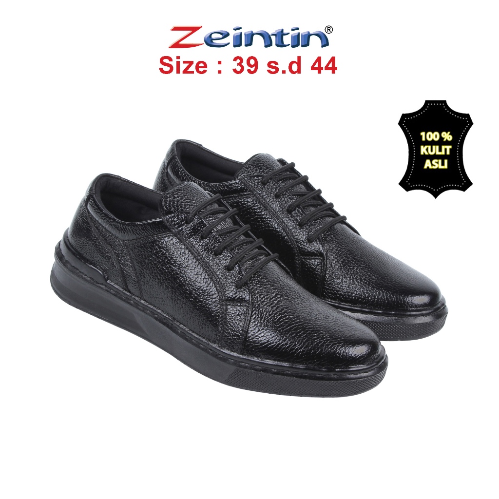 Zeintin - Sepatu Pria Kulit Spatu Pria Kasual Pantofel Pria Sepatu Kantor Kerja Zeintin AJ