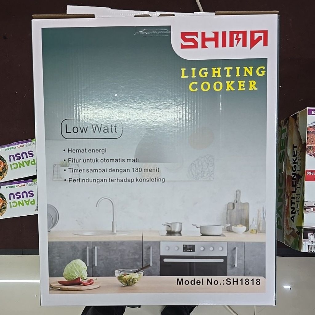 shima kompor listrik , daichi kompor listrik , lampu halogen (dua varian) || lighting cooker || komp