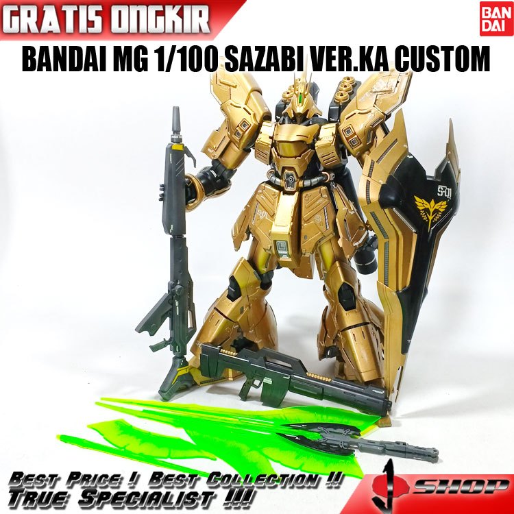 BANDAI MG 1/100 SAZABI VER.KA CUSTOM MG2225