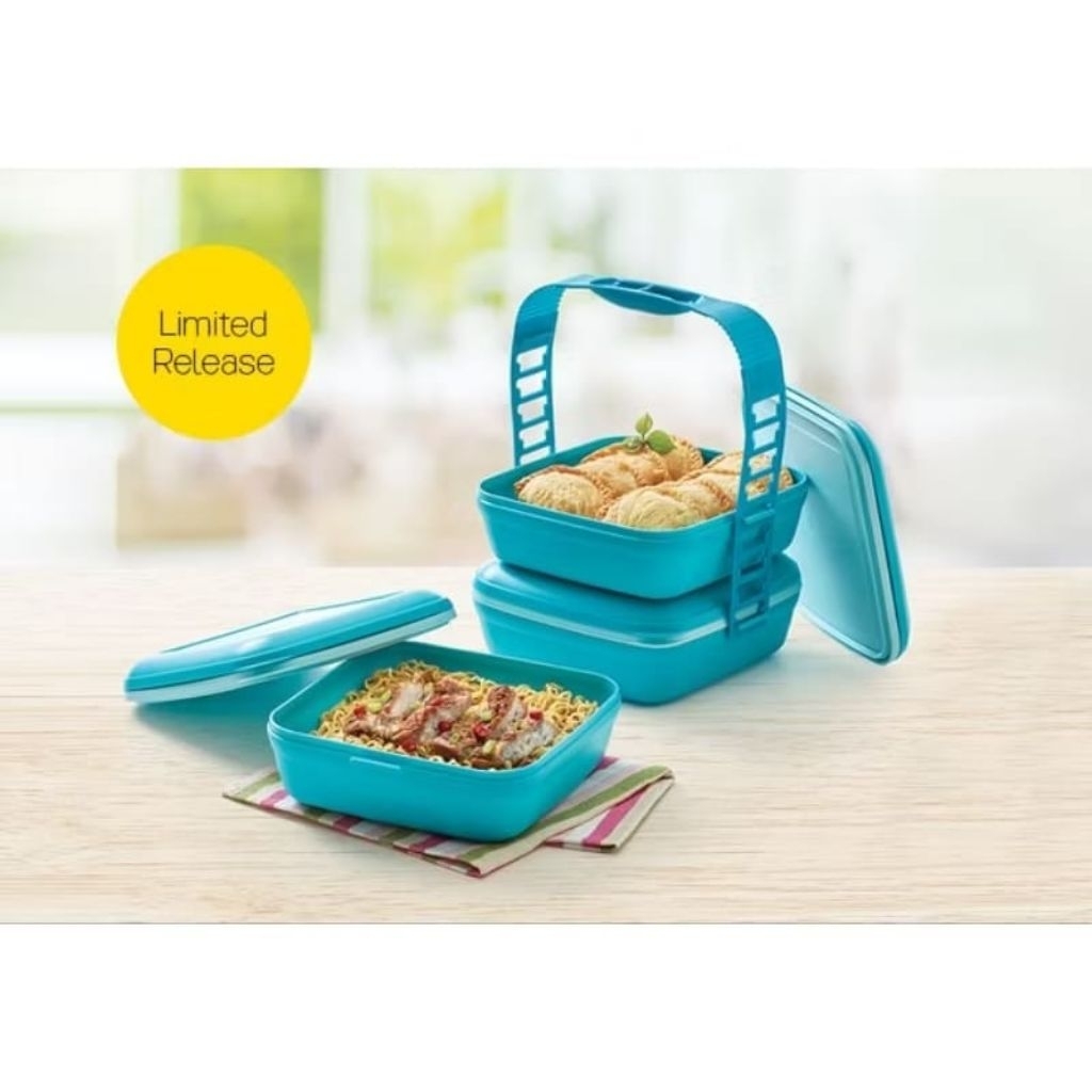picnic set trio #rantang ori tupperware