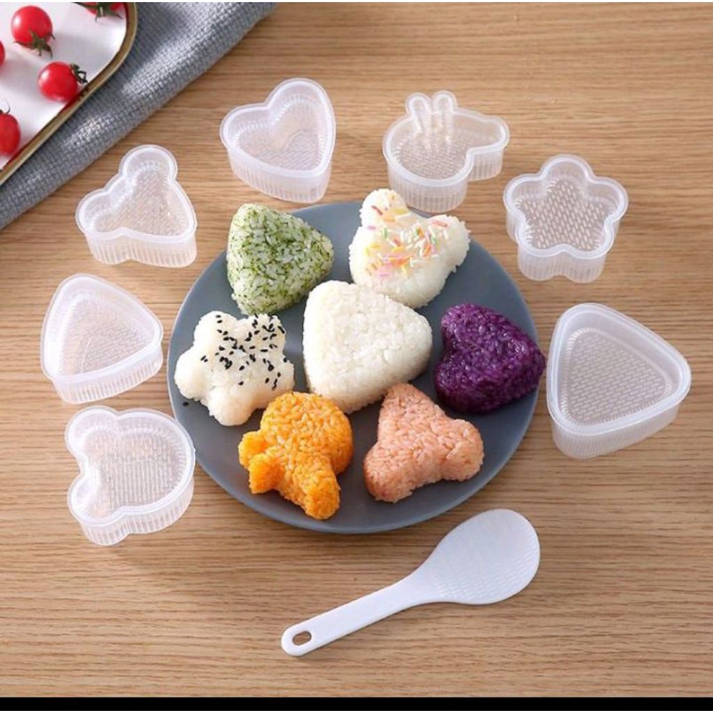 Cetakan Nasi Sushi Onigiri Cetakan Sushi Cetakan Onigiri Bekal