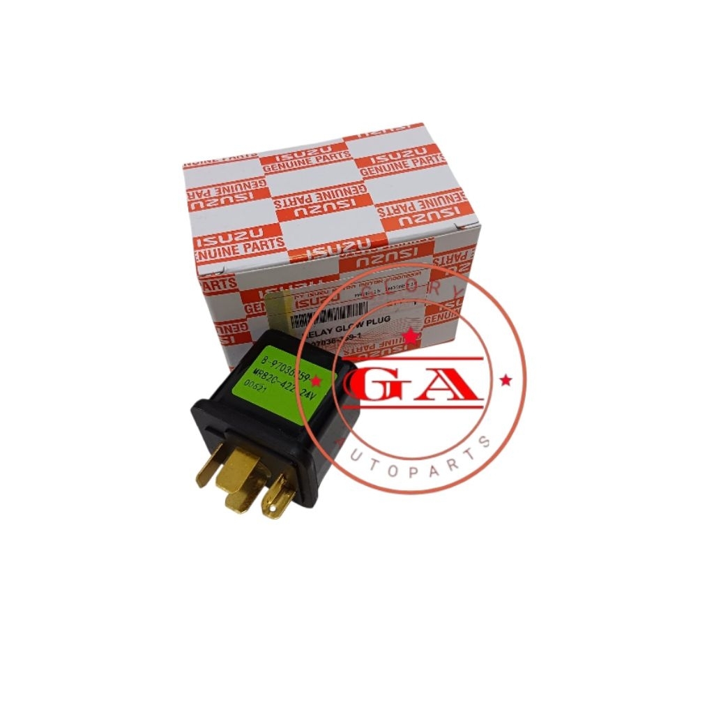 RELAY GLOW PLUG / RELAY STARTER 24 VOLT KAKI 5 NKR71 NKR66