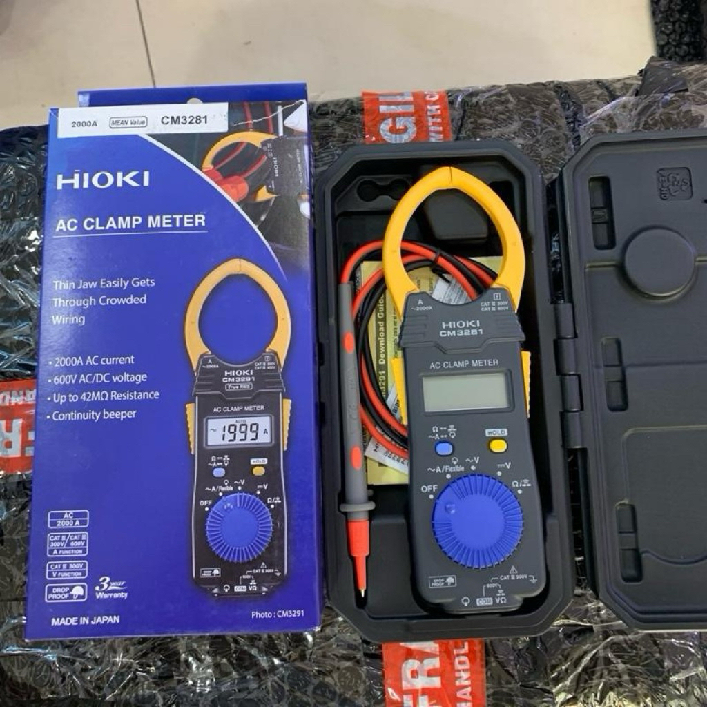 Hioki CM3281 Hioki Tang Ampere 2000A AC Hioki Clamp Meter