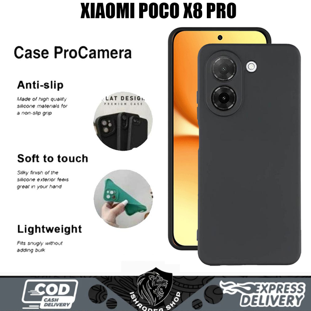 CASE PRO CAMERA POCO X8 PRO X8 PRO MAX SOFTCASE PRO CAMERA