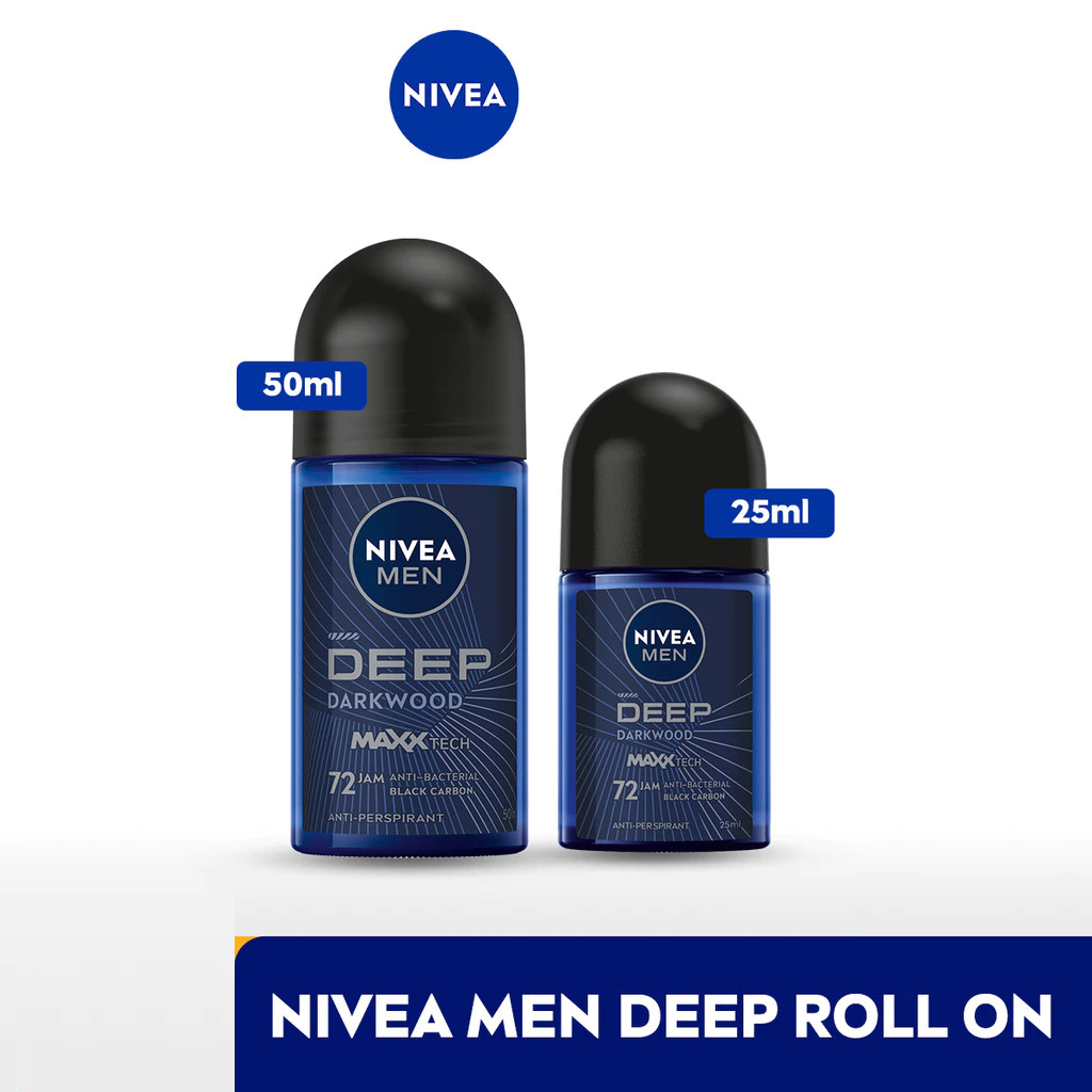 Nivea Men Deep Darkwood Deodorant Spray & Roll On