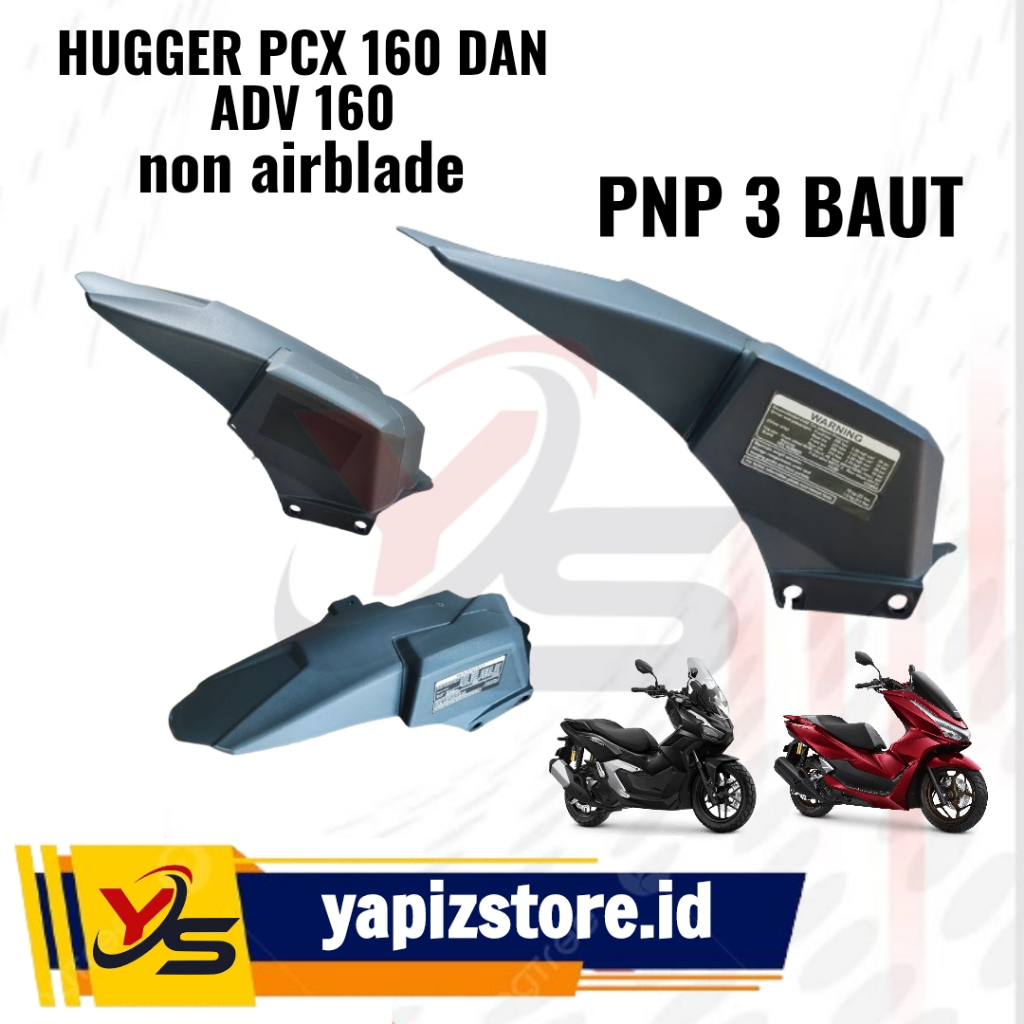 YPZ Hugger Non Airblade Motor Pcx 160 Dan Adv 160 Spakbor Kolong Motor Honda Pcx