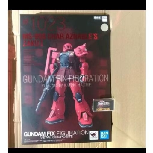 Gundam Fix Figuration Metal Composite MS-05S Zaku 1 Char Aznable Figure