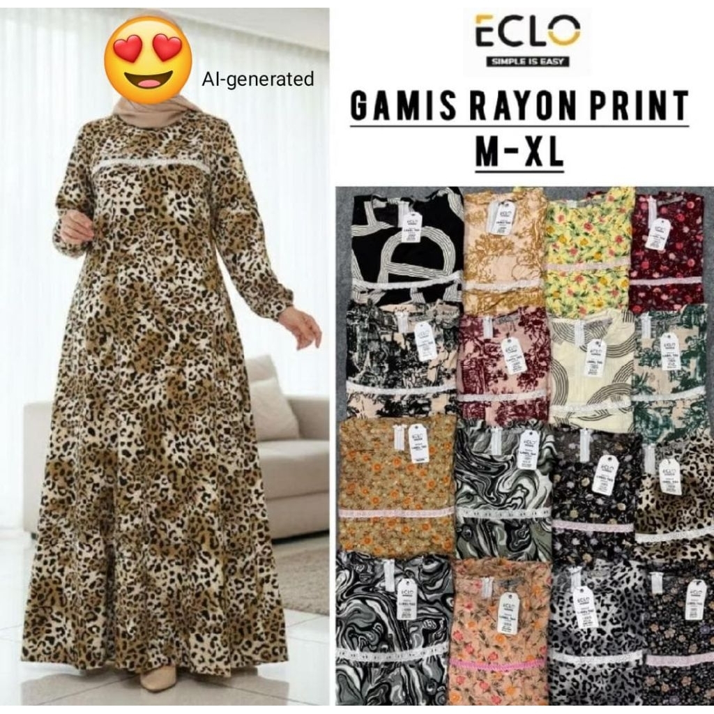 Gamis Print Eclo