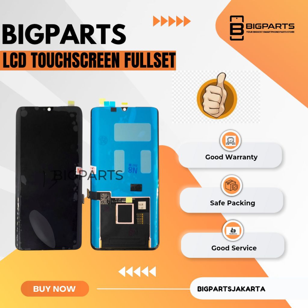 LCD TOUCHSCREEN XIAOMI MI NOTE 10 / NOTE 10 PRO COMPLETE