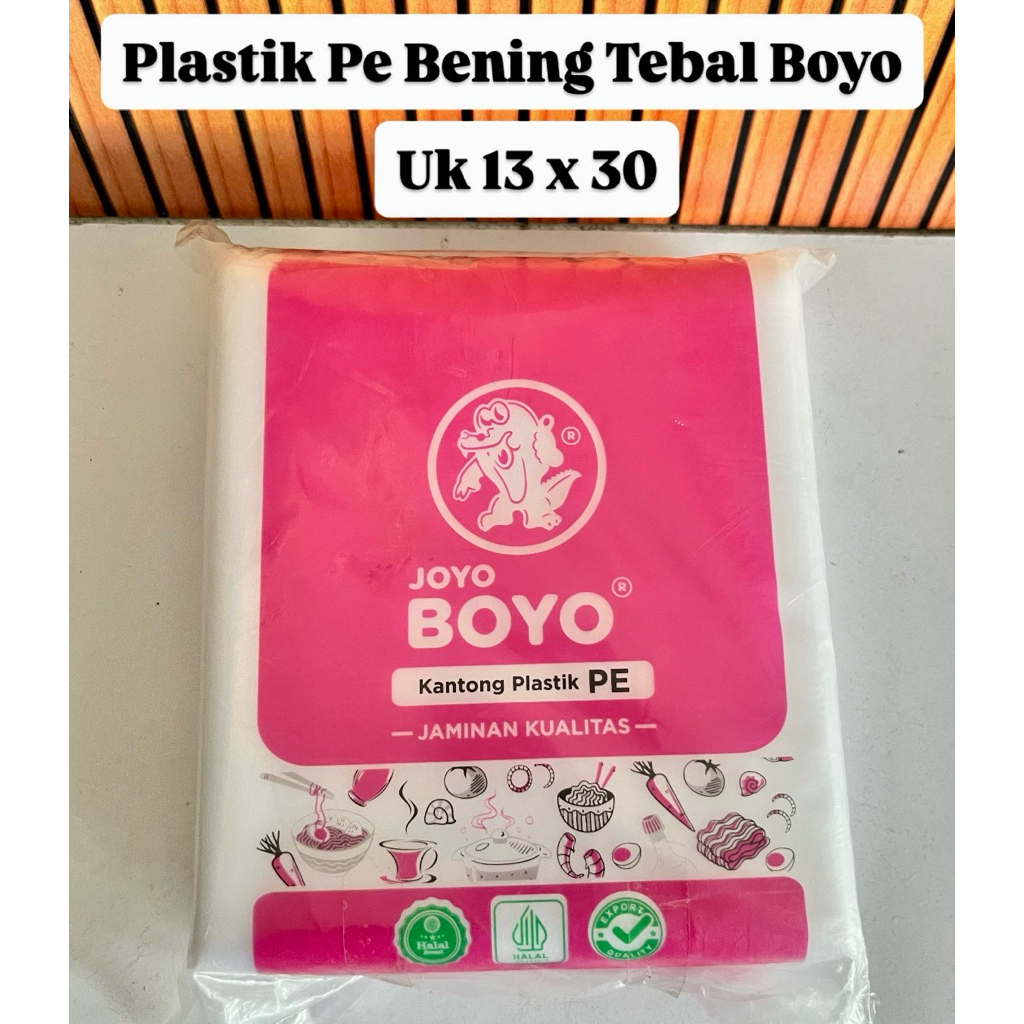 Plastik Pe Bening Tebal Boyo / Plastik Es / Gula/ Santan/