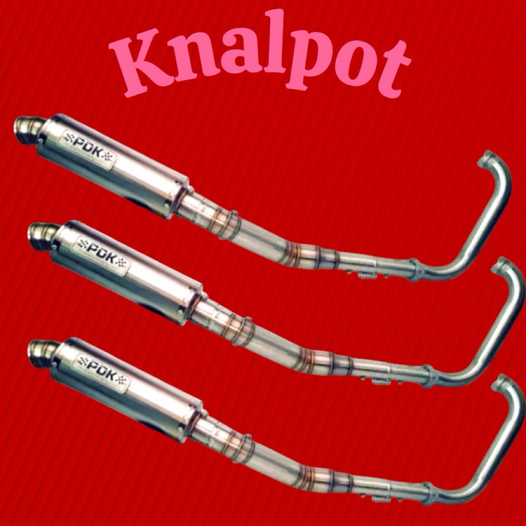 KNALPOT PDK BULAT 30 Jupiter mx new Jupiter mx old Vixion Satria fu Sonic fi KNALPOT PDK VIXION CBR 