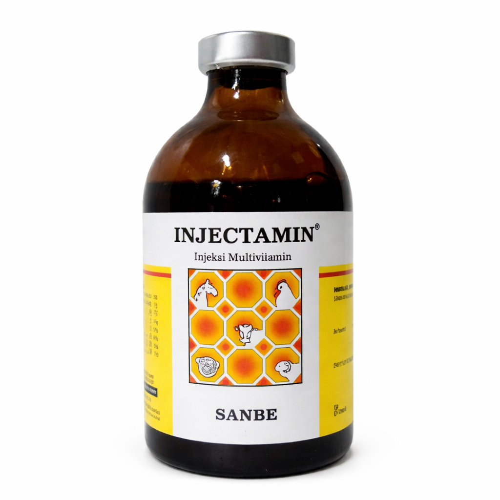 Injectamin 100 ml SANBE - Multivitamin Produktivitas Hewan