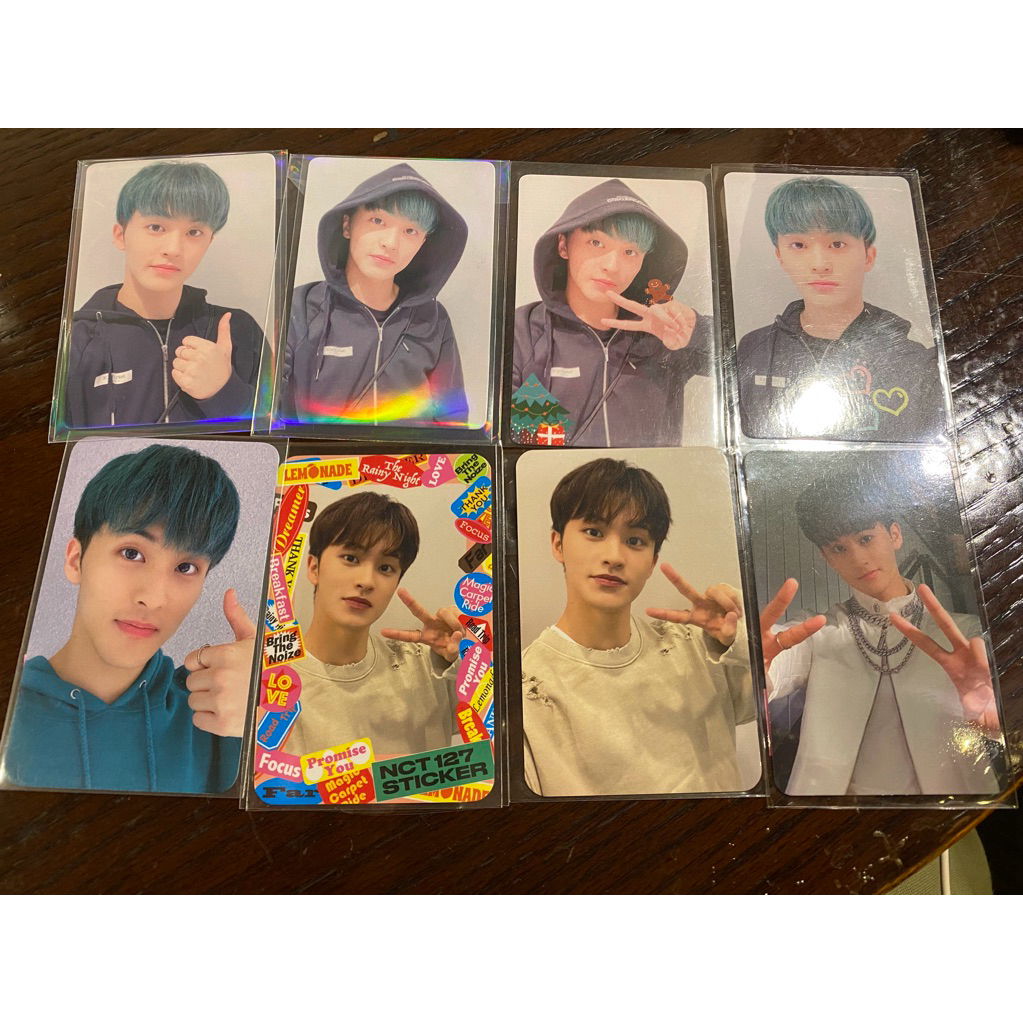 MARK NCT 127 STICKER YIZHIYU, MUMO, OWHAT, THAI BENEFIT PHOTOCARD