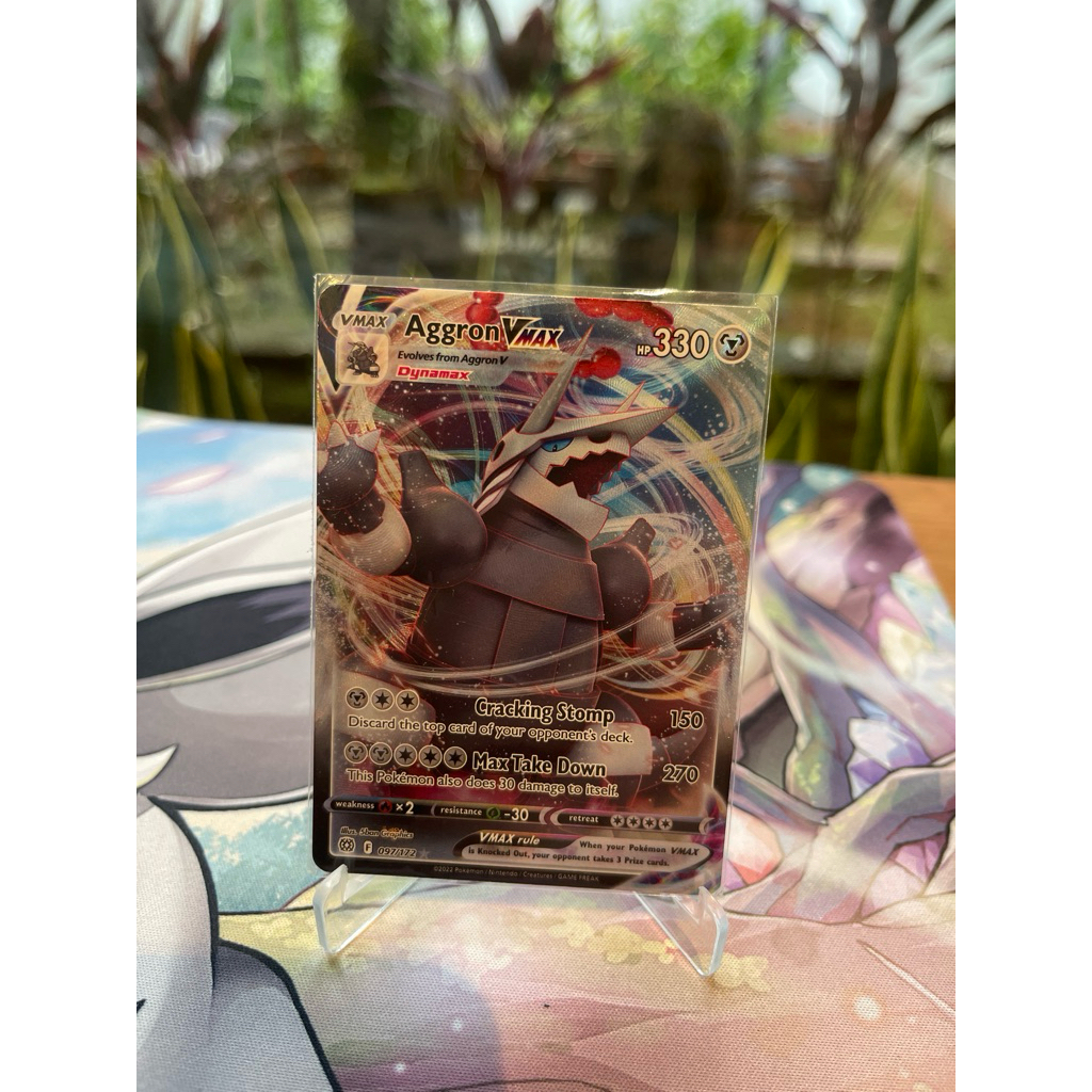 aggron vmax brilliant stars tcg english