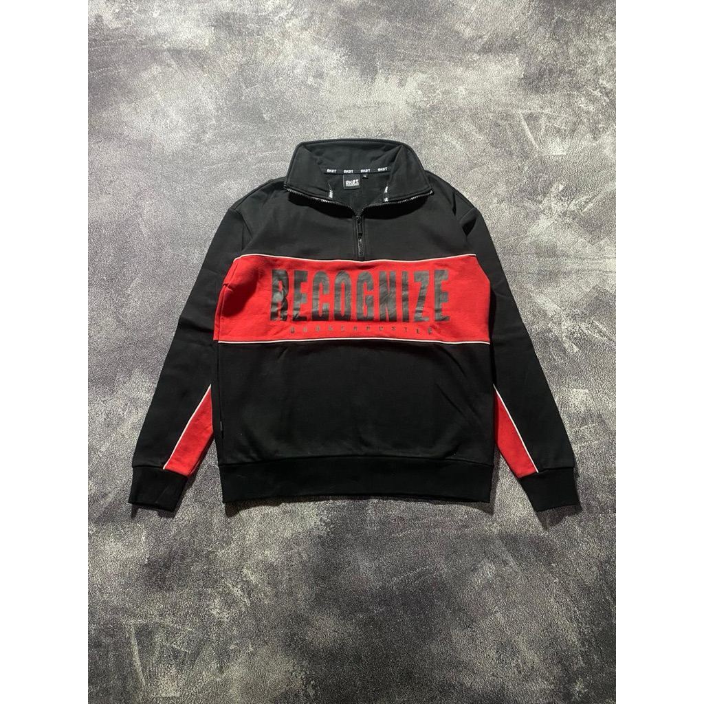 halfzipper crewneck bkbt bunkerbuster