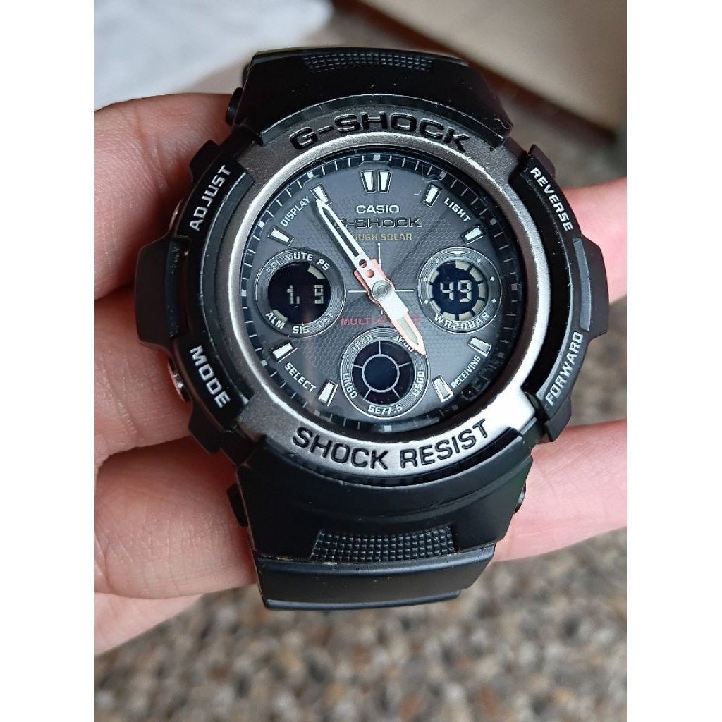 Casio G-Shock AWG-101 Tough Solar Second/Bekas/Preloved