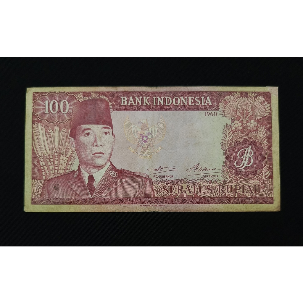 UANG KERTAS JADUL 100 RUPIAH SOEKARNO 1960