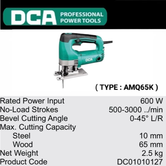 DCA Mesin JigSaw heavy duty jaminan asli original