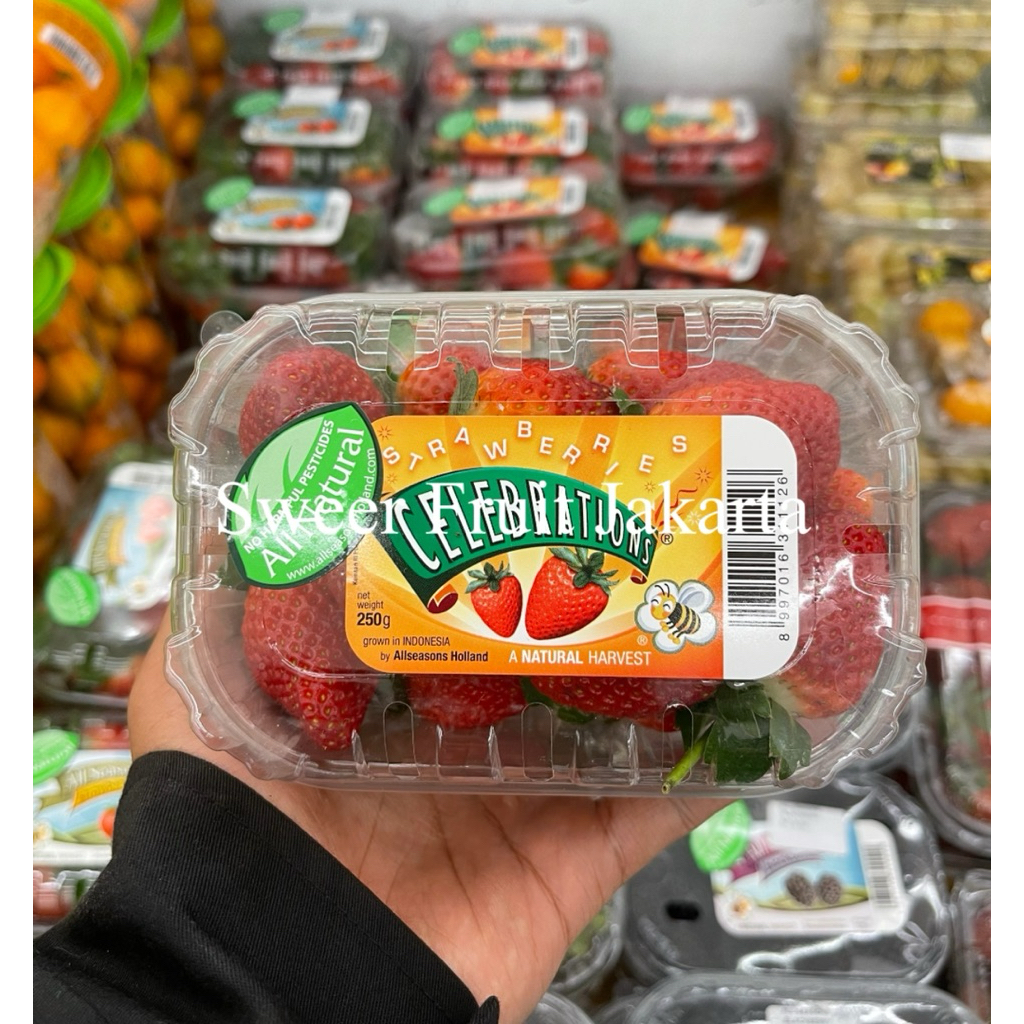 Strawberry All Natural Celebration Fresh / Strawberry All Season All Natural 250grm