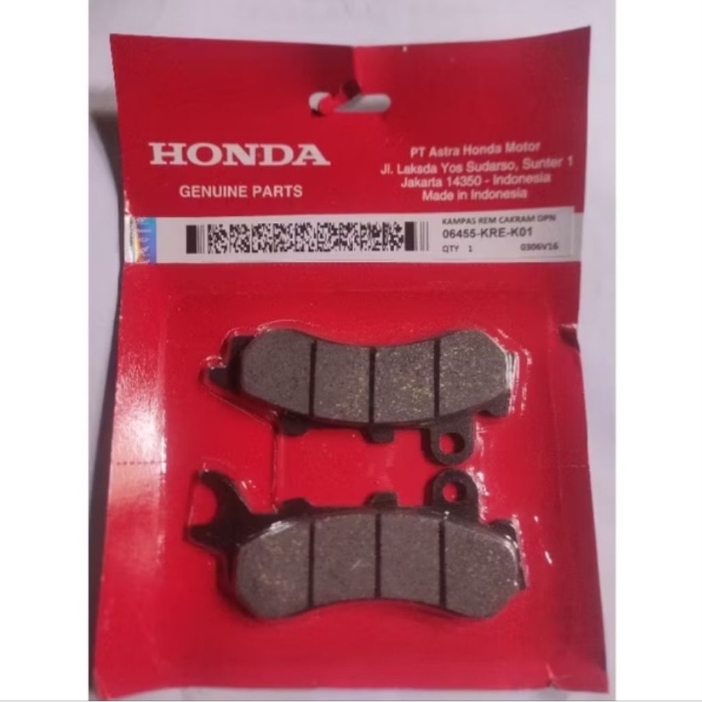 kampas rem d Depan Kampas Rem Cakram PCX150/160 original Honda