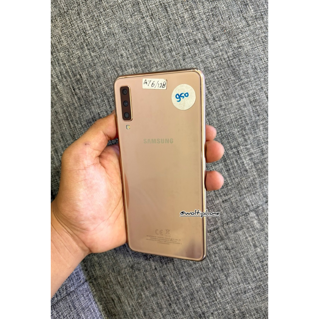 SAMSUNG GALAXI A7 6/128 ORIAN 4G LTE HANDPHONE ANDROID SECOND MURAH
