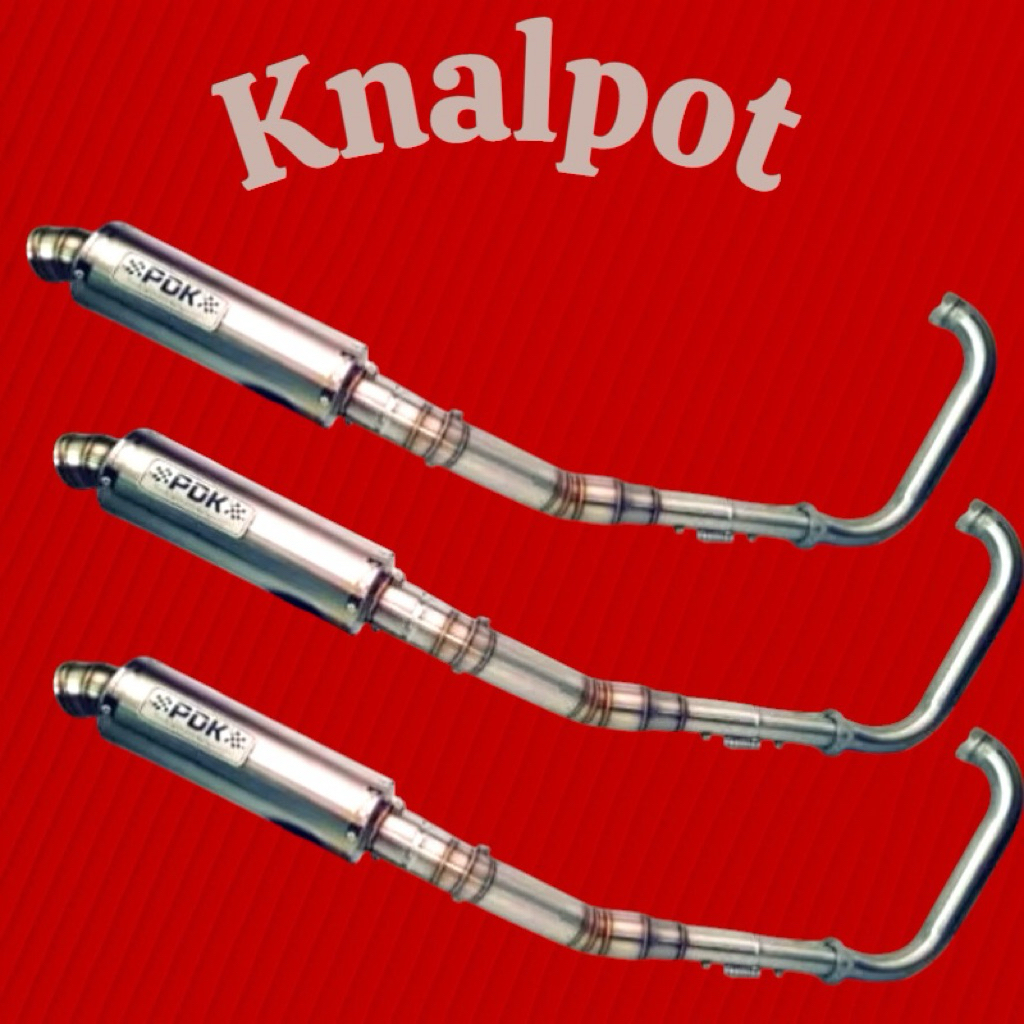 KNALPOT PDK BULAT JUPITER MX NEW MX OLD VIXION SATRIA FU KNALPOT  PDK BULAT VIXION CBR NEW