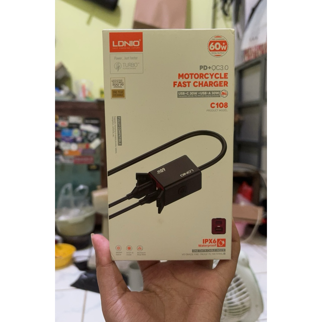 LDNIO Motorcycle Charging
