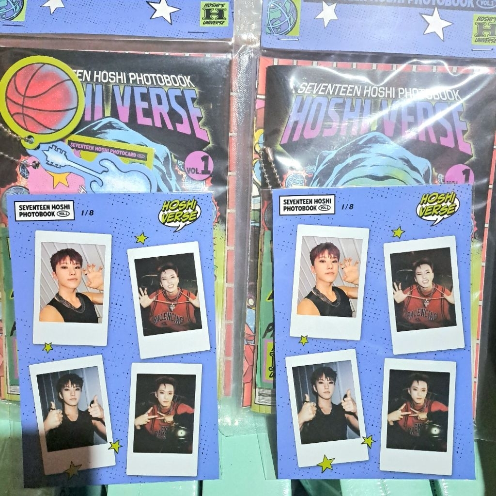 [Ready Stock] SEVENTEEN Hoshi Verse Photobook Weverse Benefir POB Polaroid Poster Photocard PC PB sv