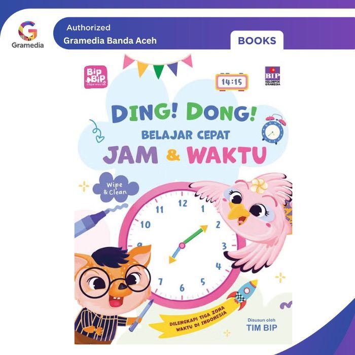 Gramedia Aceh - Ding Dong Belajar Cepat Jam dan Waktu