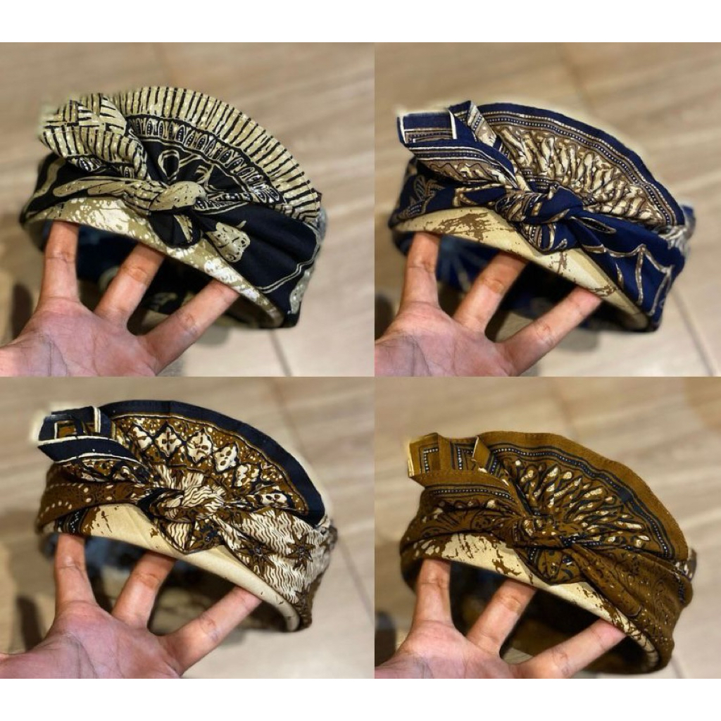 udeng batik semi tulis•udeng jadi•setengah jadi/lembaran/jangar rimpit/kepet/motif terbaru/best sell