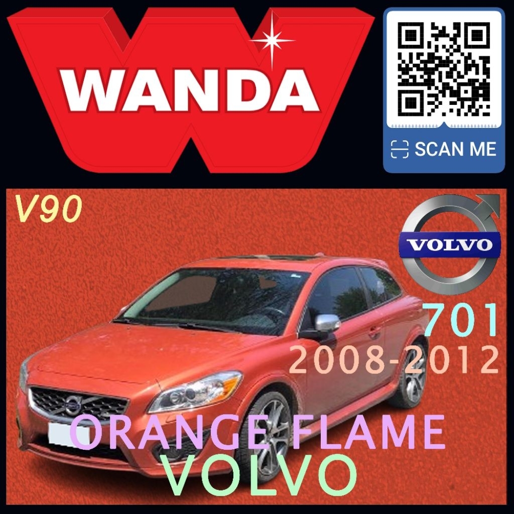 Cat Wanda Volvo Orange Flame Metallic 701