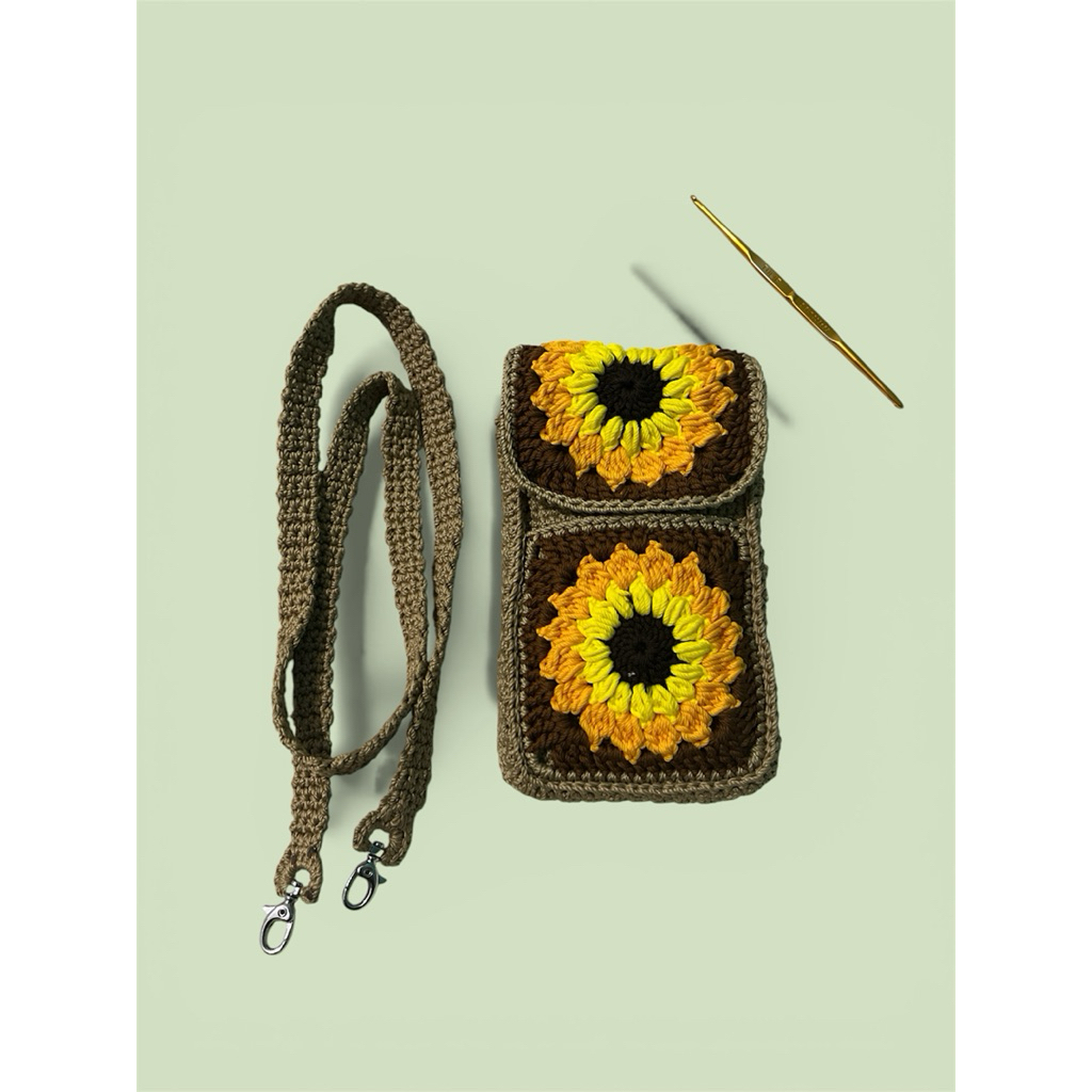 crochet bag phone
