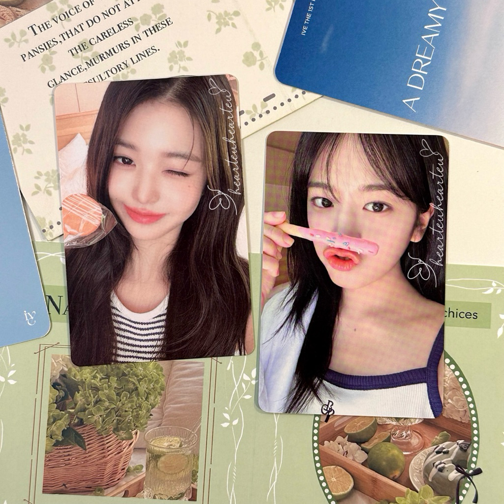 hearteuhearteu — [READY STOCK] IVE Jang Wonyoung & Ahn Yujin Official Photocard from POB Withmuu IVE