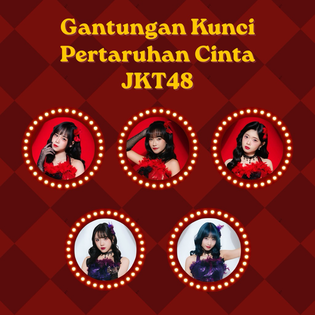 Gantungan Kunci / Keychain Pertaruhan Cinta JKT48