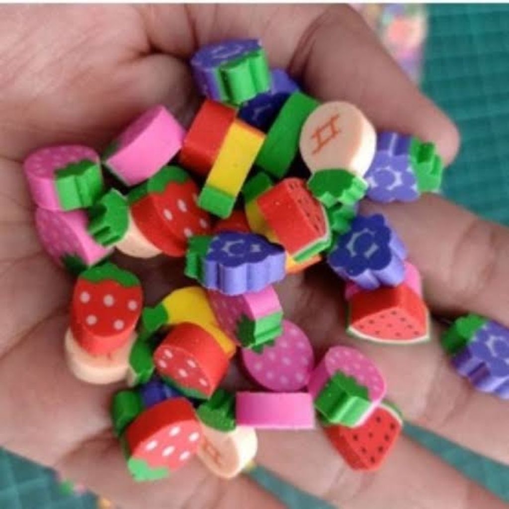 Penghapus Mini Karakter Anak Lucu Hapus Cute Eraser Imut