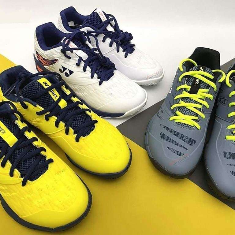 YONEX sepatu badminton yonex shb 57 power cushuon sepatu olahraga pria wanita