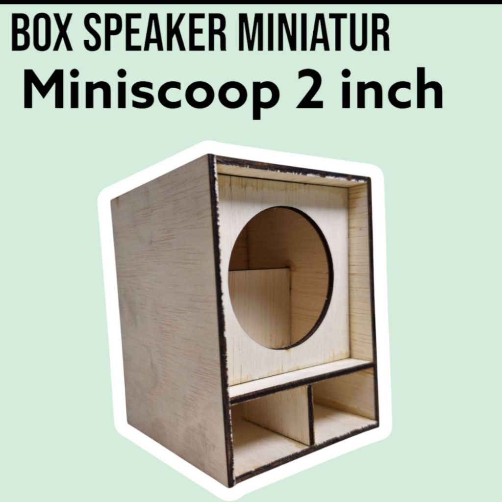 box speaker 2in miniatur