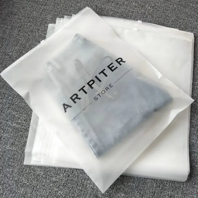 50pcs zper lock pouch ziper lock baju zipper bag zipper lock plastik custom