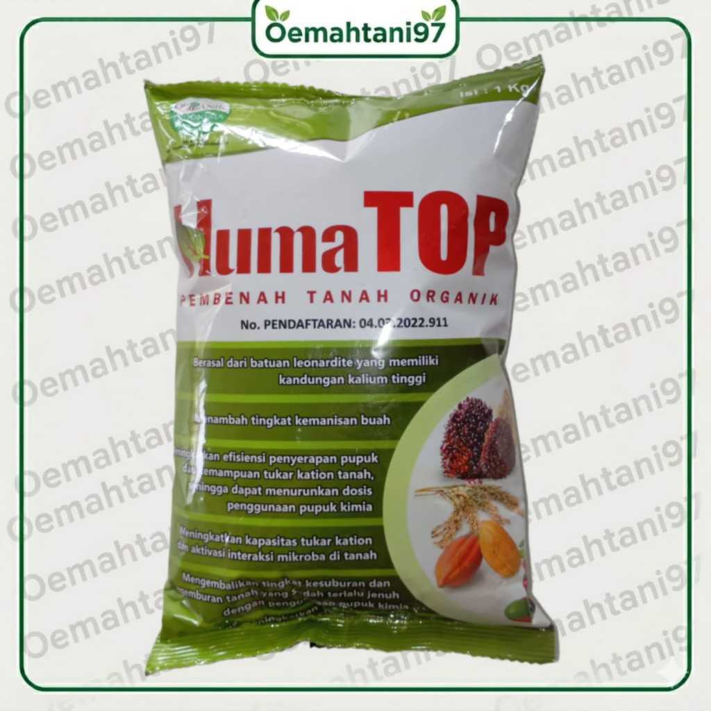 Asam Humat (Humic Acid) HUMATOP kemasan 1kg - Pembenah Tanah Kandungan Asam Humat Terbaik dan Murni