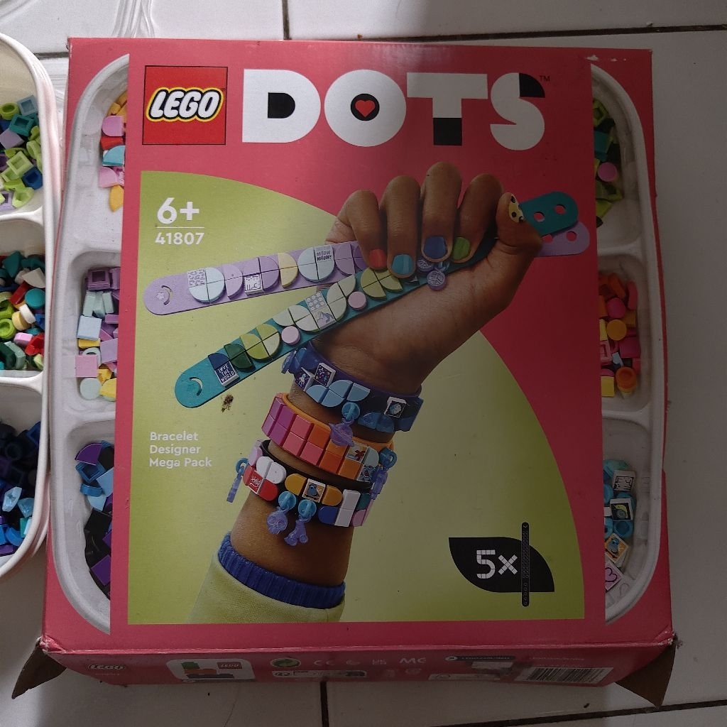 Preloved Bekas LEGO DOTS BRACELET GELANG DIY