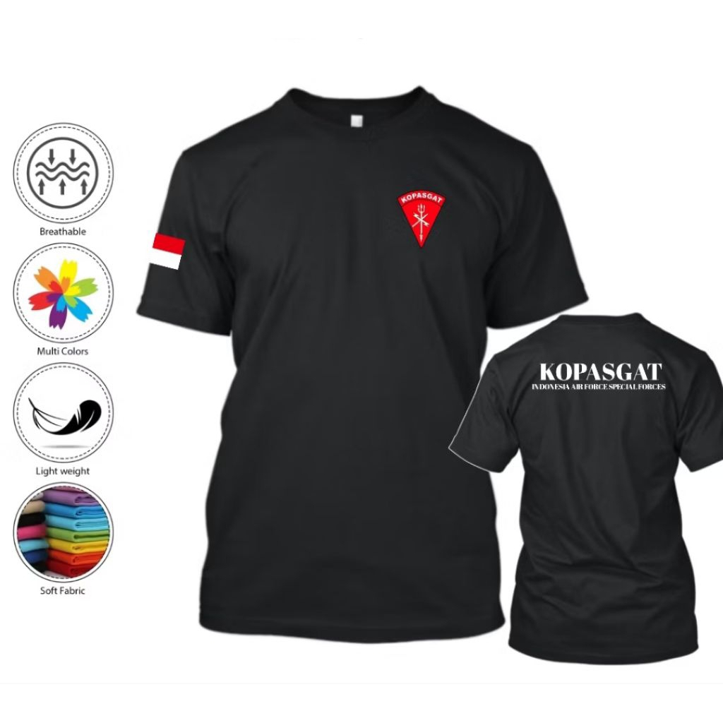 KAOS KOPASGAT MOTIF TULISAN // KAOS KOPASGAT