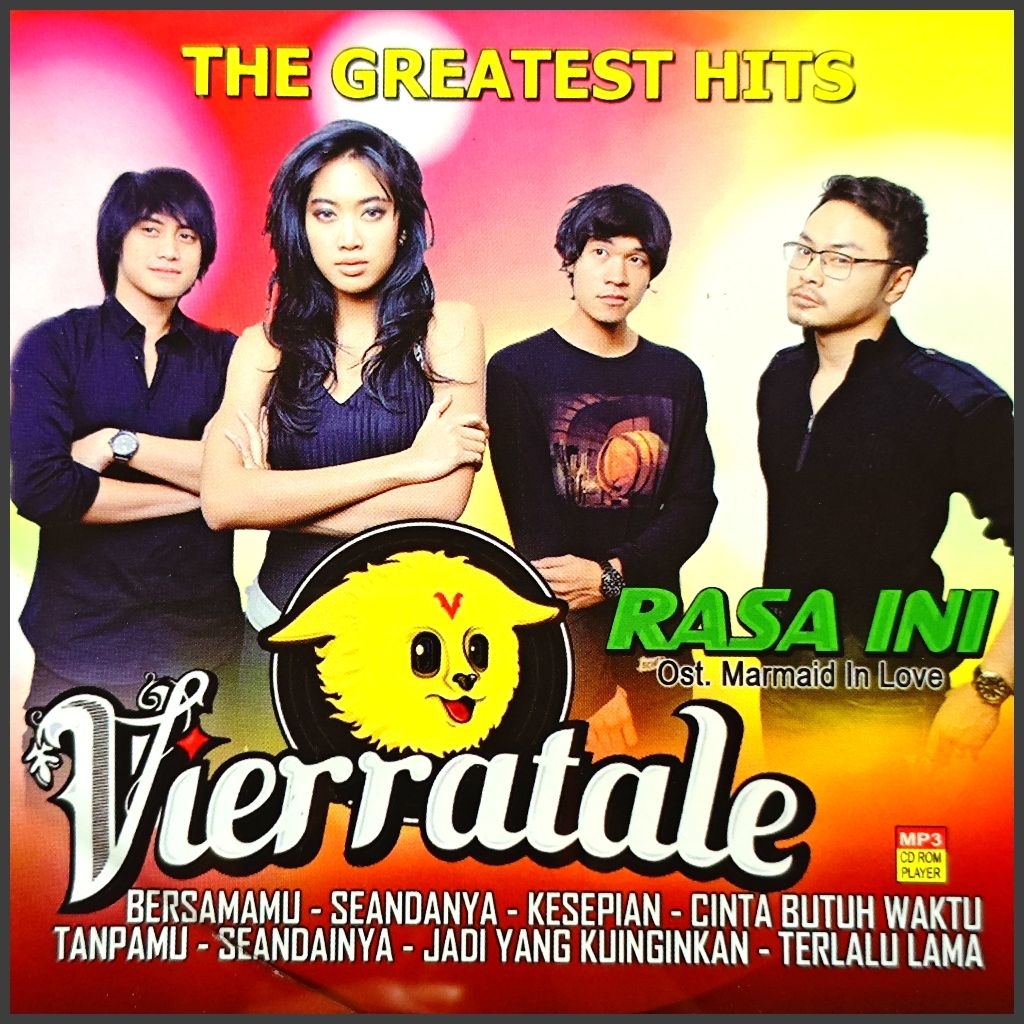 Kaset MP3 Audio Lagu Pop Indonesia Vierratale - Vierra - Rossa Album Edisi Pilihan Terbaru