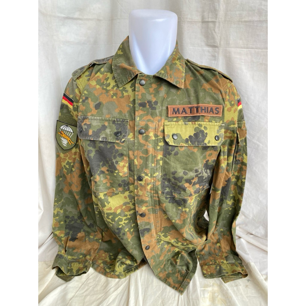 Kemeja BDU Camo Loreng Flecktarn Tentara Jerman Army Original (41)