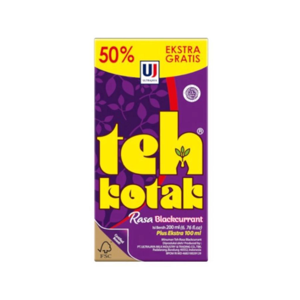 ULTRA TEH KOTAK ALL VARIAN 300ml ( PCS )